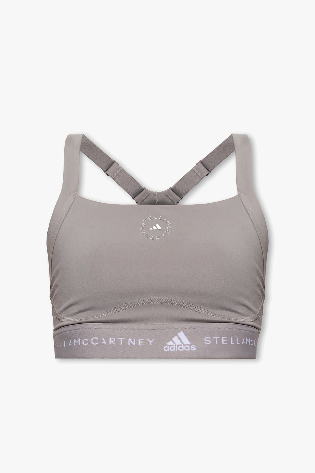 nmd r1 vs r2 vs xr 1 1 8 3 17 3 SchaferandweinerShops Japan Grey Sports bra with logo ADIDAS by Stella McCartney